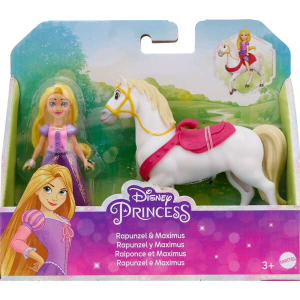 Disney Princess Rapunzel Small Doll and Maximus Horse
