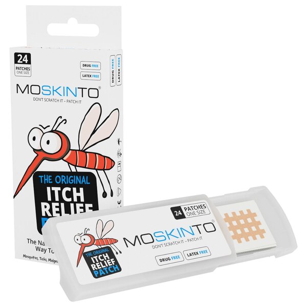 Moskinto The Original Itch-Relief Patch Hanging Box, 24 ct