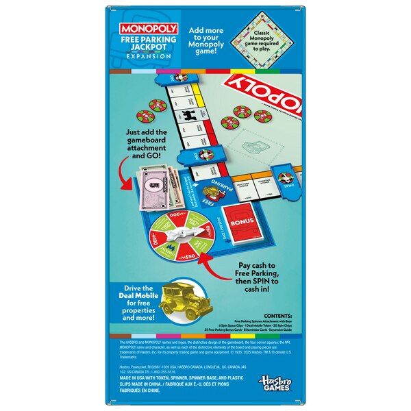 Monopoly Free Parking Jackpot Expansion