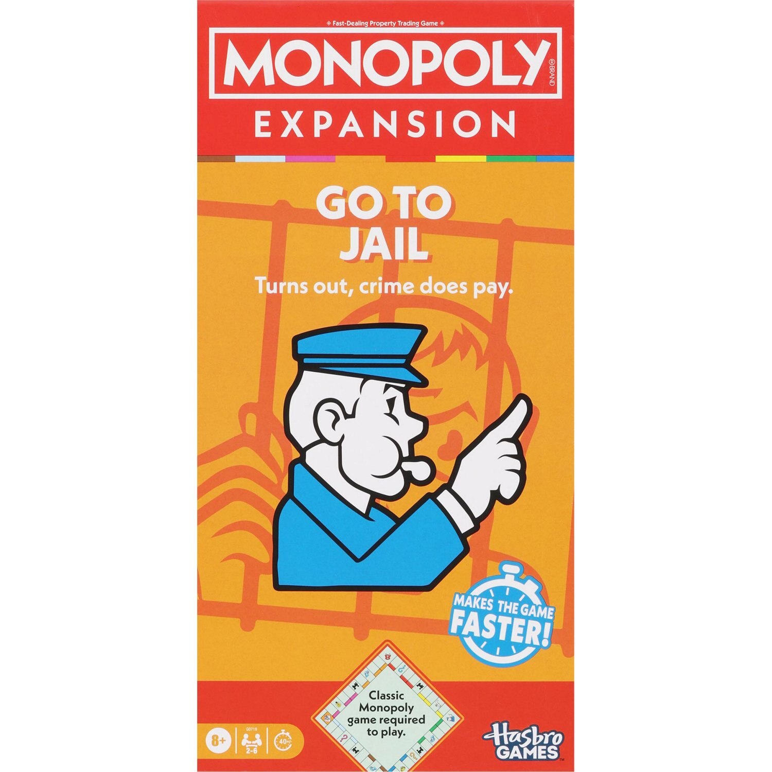 Monopoly Board Game Expansion Pack: Go To Jail image.