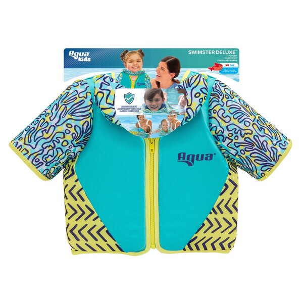 Aqua Kids Swimster Deluxe Child Vest, 25-37 lbs