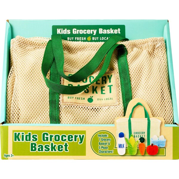 Animal Adventure 6-Piece Kid's Grocery Basket