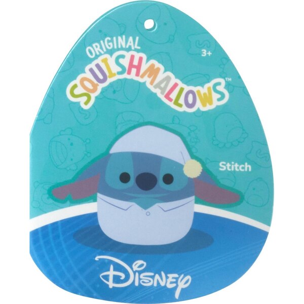 Squishmallows Disney Stitch in Pajamas Plush, 8 in