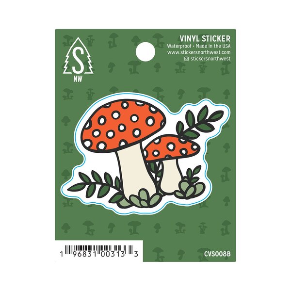 Stickers Northwest Mushrooms Vinyl Sticker