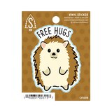 Stickers Northwest "Free Hugs" Hedgehog Vinyl Sticker, thumbnail image