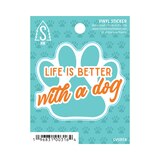 Stickers Northwest Dog Paw Vinyl Sticker, thumbnail image