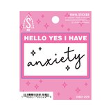 Stickers Northwest Anxiety Nametag Vinyl Sticker, thumbnail image