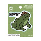 Stickers Northwest "Howdy" Frog Vinyl Sticker, thumbnail image
