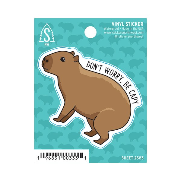 Stickers Northwest Be Capy Vinyl Sticker
