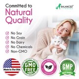 Balanced Breed Cat L-Lysine Immune Support Soft Chews, Chicken & Catnip, 60 ct, thumbnail image 5 of 6