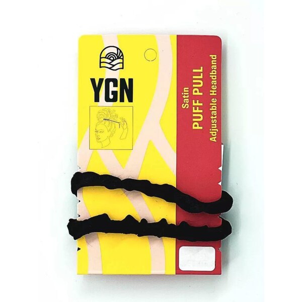 You Go Natural Satin Puff Pull Headband