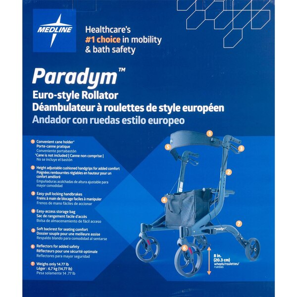 Medline Paradym Euro-Style Rollator