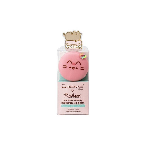 The Crème Shop x Pusheen Strawberry Dream Moisture Remedy Macaron Lip Balm
