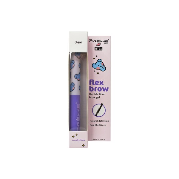 The Creme Shop BT21 Minini Flex Brow Flexible Fiber Gel, Clear