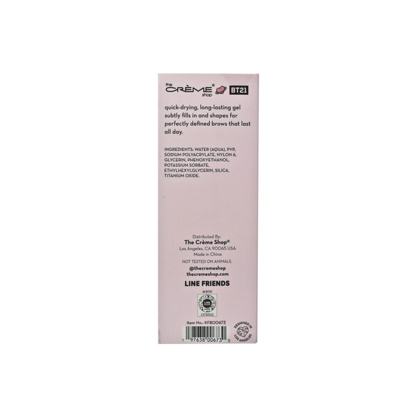 The Creme Shop BT21 Minini Flex Brow Flexible Fiber Gel, Clear