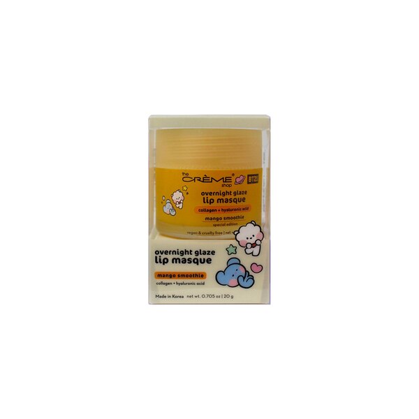 The Creme Shop BT21 Overnight Glaze Lip Masque, Mango Smoothie