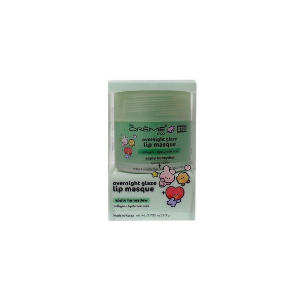 The Creme Shop BT21 Overnight Glaze Lip Masque, Apple Honeydew