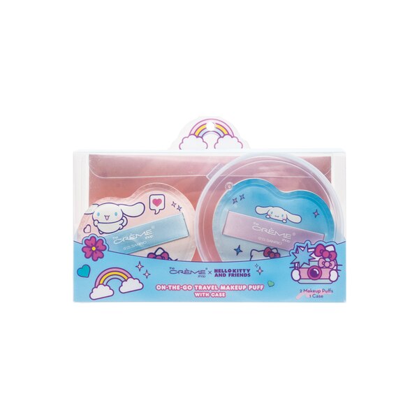 The Crème Shop X Hello Kitty Cutie on the Fly Makeup Puff Duo with Case