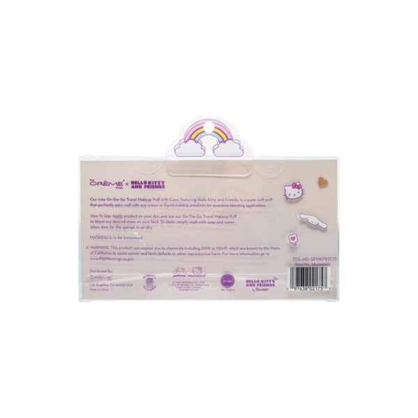 The Crème Shop X Hello Kitty Cutie on the Fly Makeup Puff Duo with Case