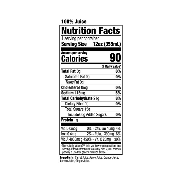 Everytable, Carrot On Juice, 12 oz