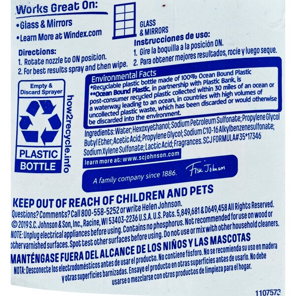 Windex with Vinegar Glass Cleaner, Spray Bottle, 23 fl oz