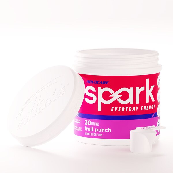 Spark Canister Vitamin and Amino Acid Supplement, Fruit Punch, 7.4 OZ