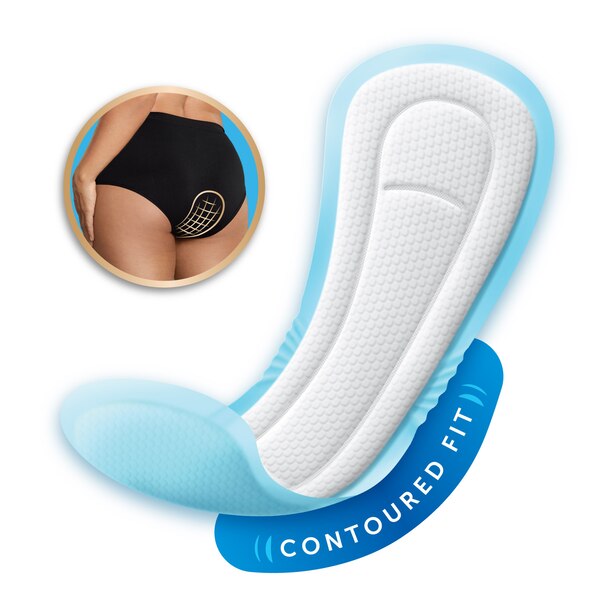 FitRight Fresh Start Urinary Incontinence Pads, Pack of 4