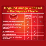MegaRed 350mg Superior Omega-3 Krill Oil Softgels, 120 CT, thumbnail image