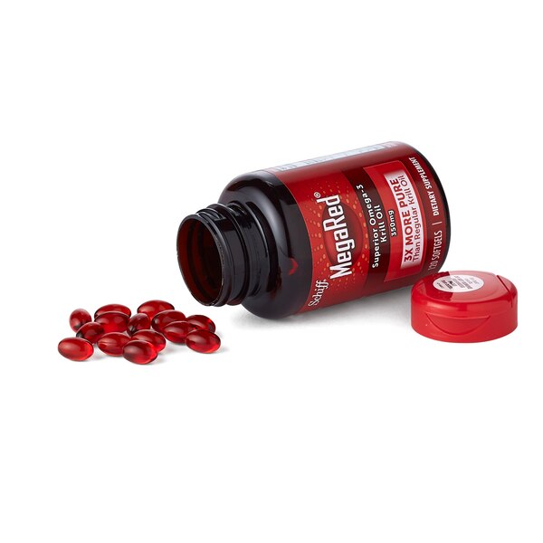 MegaRed 350mg Superior Omega-3 Krill Oil Softgels, 120 CT