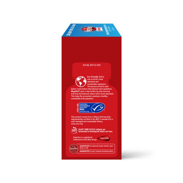 MegaRed Advanced 4-in-1 Omega-3 Softgels, 500 MG, 80 CT