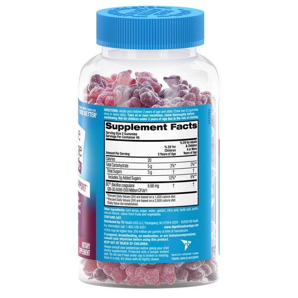 Digestive Advantage Superfruit Daily Probiotic Gummies & Immune Health