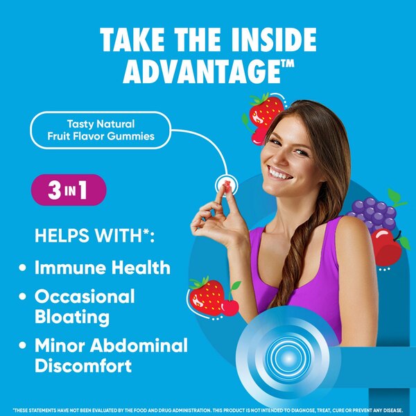 Digestive Advantage Superfruit Daily Probiotic Gummies & Immune Health