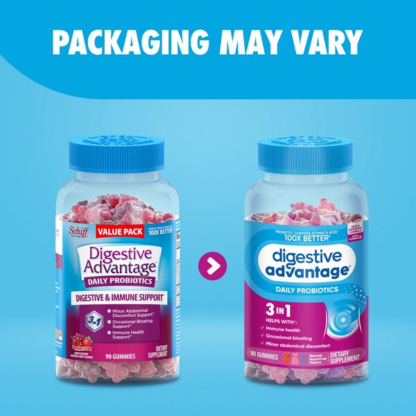 Digestive Advantage Superfruit Daily Probiotic Gummies & Immune Health
