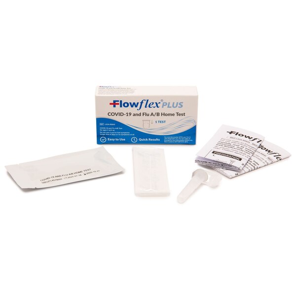 Flowflex Plus Covid-19 and Flu A/B Home Test, 1 CT