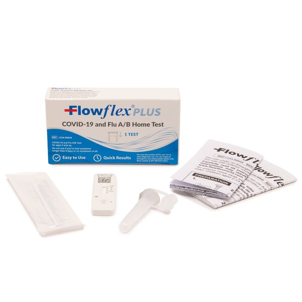 Flowflex Plus Covid-19 and Flu A/B Home Test, 1 CT