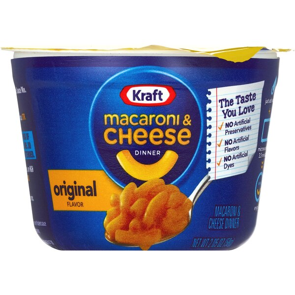 Kraft Easy Mac Original Microwavable Macaroni & Cheese Dinner, 4 ct, 8.2 oz