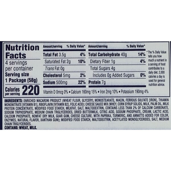 Kraft Easy Mac Original Microwavable Macaroni & Cheese Dinner, 4 ct, 8.2 oz