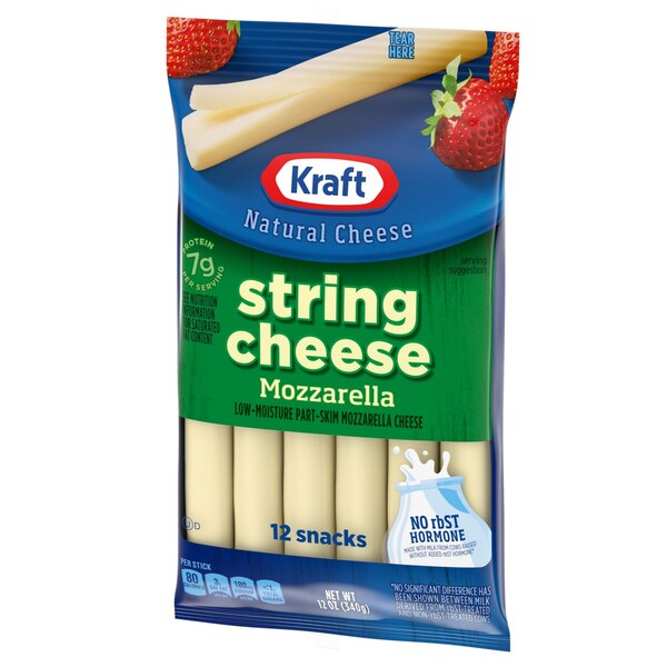 Kraft Mozzarella String Cheese, 12 CT