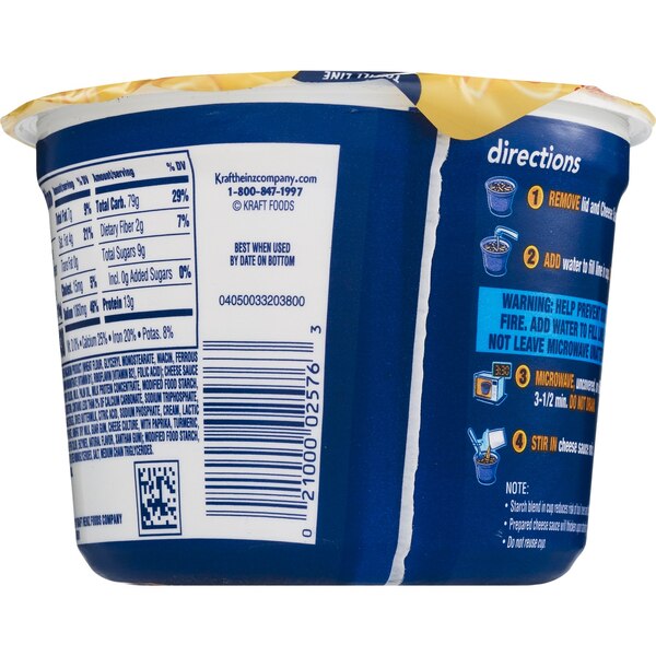 Kraft Macaroni & Cheese Dinner, Cheesy Made Easy, 4.1 oz