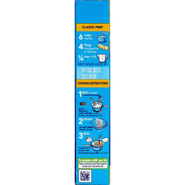 Kraft Macaroni & Cheese Dinner Original Flavor, 7.25 oz