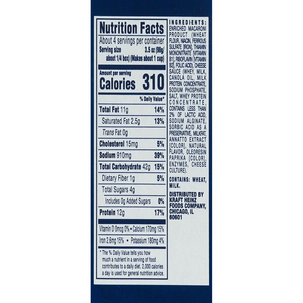 Kraft Deluxe Original Macaroni & Cheese, 14 oz