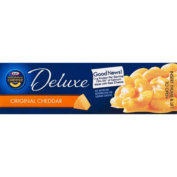 Kraft Deluxe Original Macaroni & Cheese, 14 oz