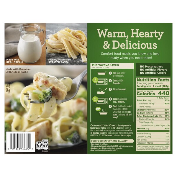 Marie Callender's Fettuccine with Chicken & Broccoli, 13 OZ