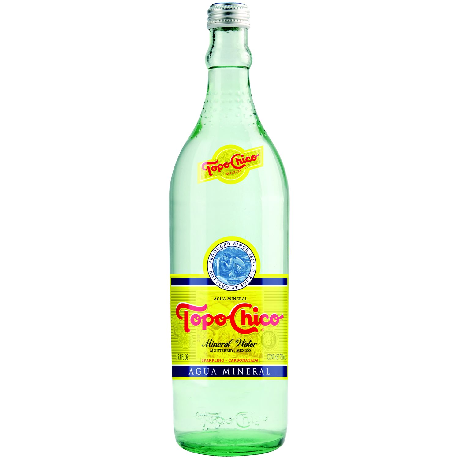 Topo Chico, Glass Water Bottle, 25.4 oz