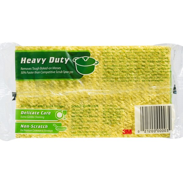 Scotch-Brite Heavy Duty Scrub Sponge, Large