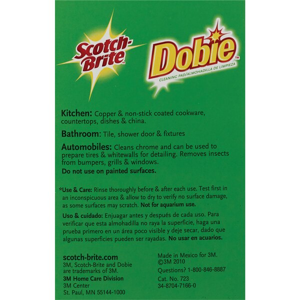Scotch-Brite Dobie All Purpose Cleaning Pads, 3 CT