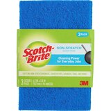 Scotch-Brite Non-Scratch Scour Pads, 3 Pack, thumbnail image