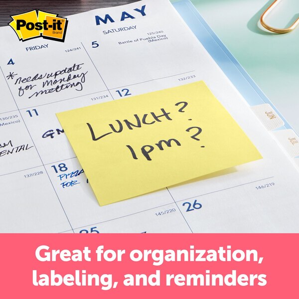 Post-it Note Pad, 4 pk, 50 ct