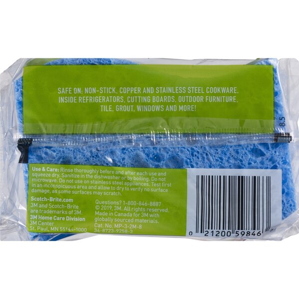 Scotch-Brite Non-Scratch Scrub Sponge, 3 ct