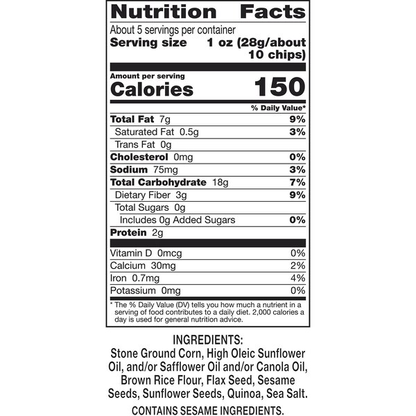 Food Should Taste Good, Multigrain Tortilla Chips, 5.5 oz